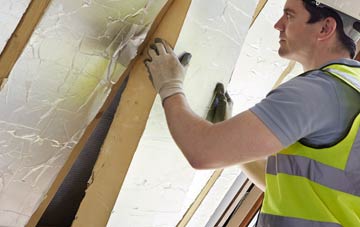 Countersett loft insulation