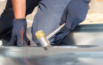 Countersett metal flat roofing repairs